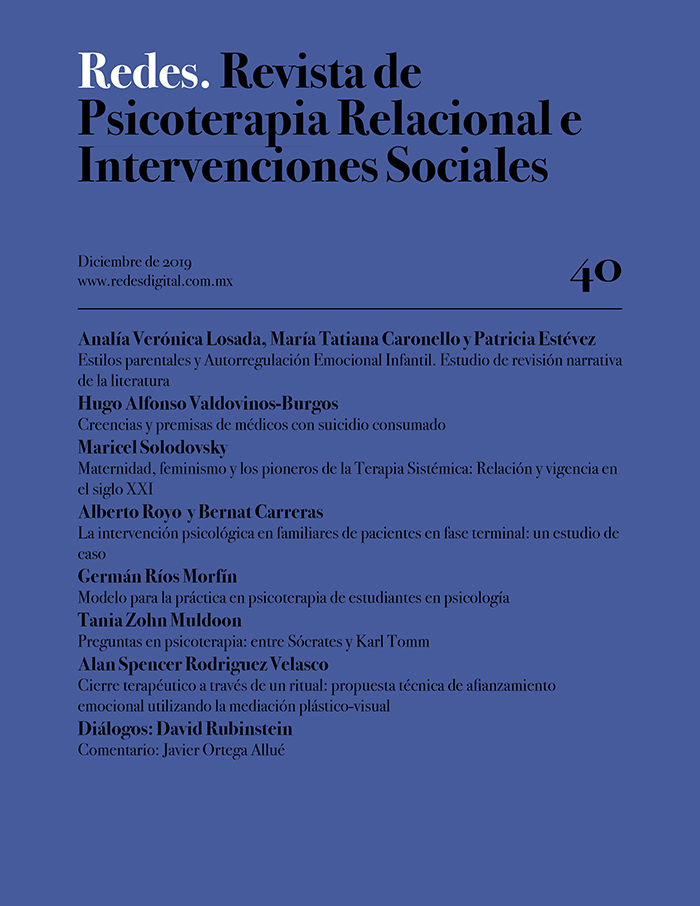 Redes. Revista de Psicoterapia Relacional e Intervenciones Sociales. Diciembre, 2019